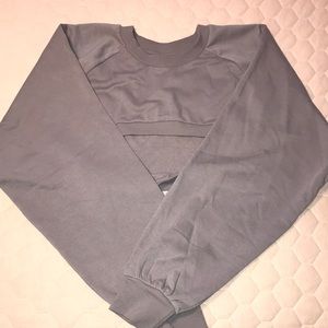 Extreme crop sweatshirt